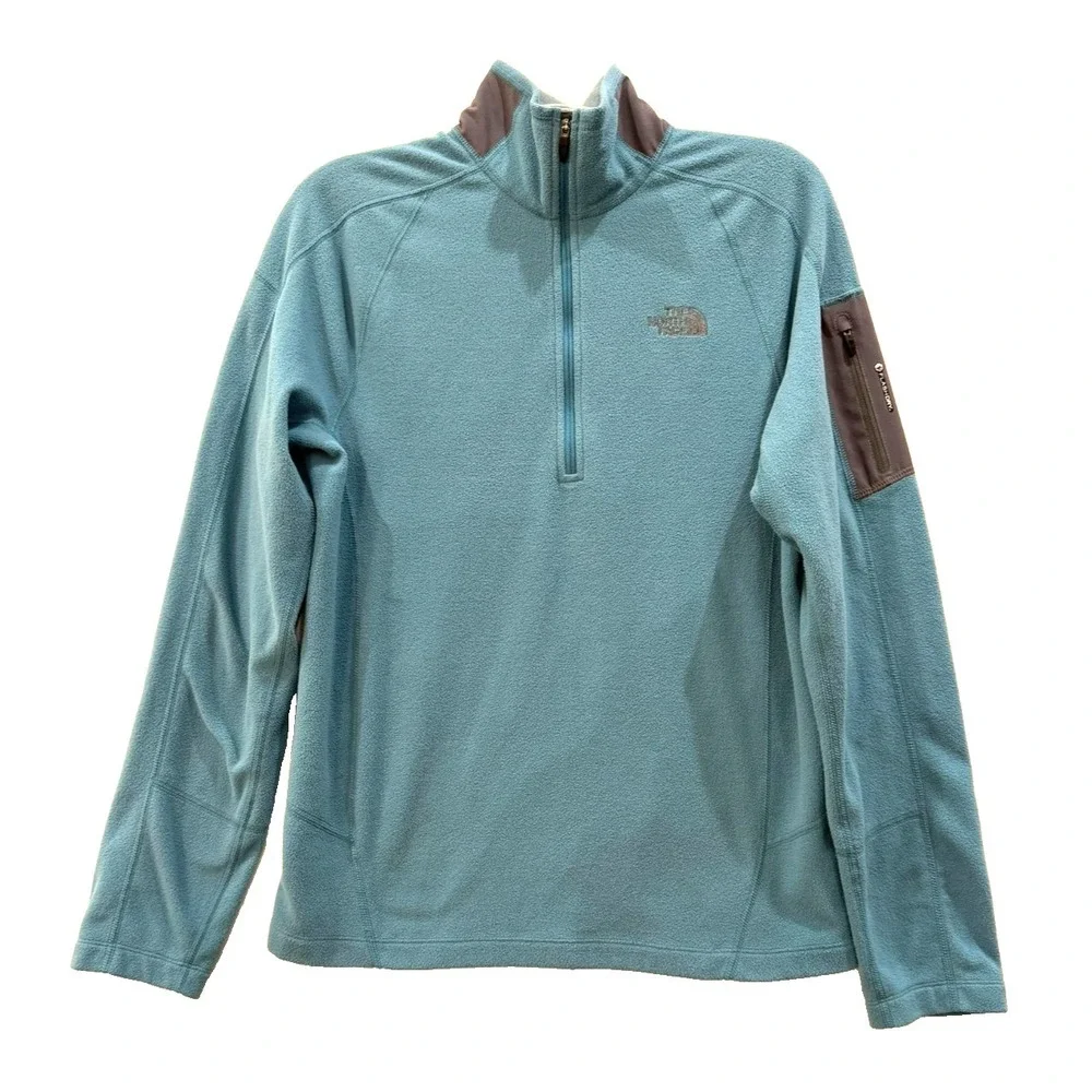 Men's North Face Flash Dry 1/4 Zip Fleece Pullover Size Small‎